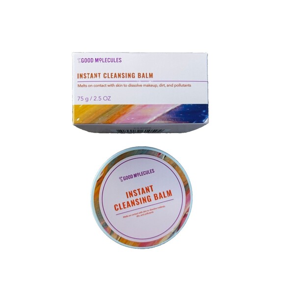 New Good Molecules Instant Cleansing Balm Facial Cleanser & Makeup Remover - Picture 1 of 3